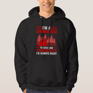 I'm A Lumberjack To Save Job Hoodie