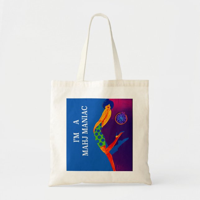 I'M A MAHJ MANIAC TOTE (Front)