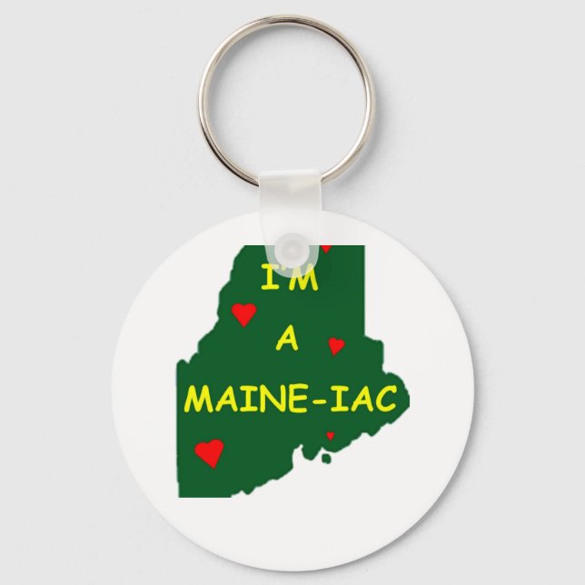 I'M A MAINE IAC KEYCHAIN (Front)