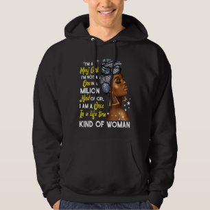I'm A May Girl Taurus Birthday Proud Melanin Black Hoodie