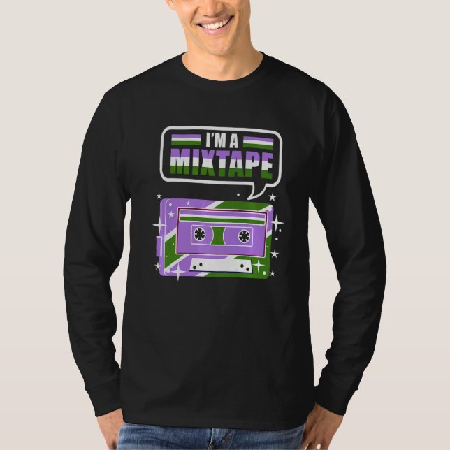 Im A Mixtape Genderqueer Pride T-Shirt (Front)