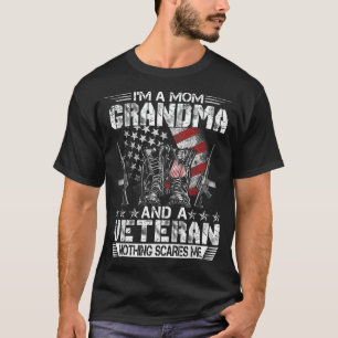 I'm A Mom Grandma And Veteran Mother's Day T-Shirt