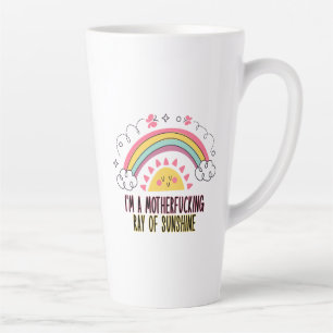 I'm A Motherf*cking Ray of Sunshine Bath Towel Set Latte Mug