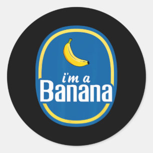 I'm A Nana Costume Halloween Fruit Sticker Yellow