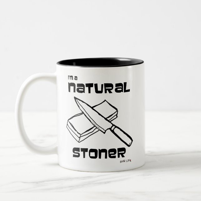 I'm a Natural Stoner Two-Tone Coffee Mug (Left)