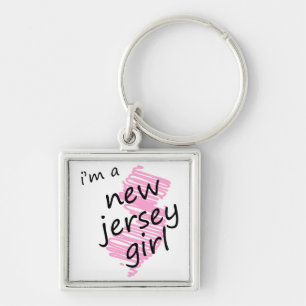 I'm a New Jersey Girl Keychain