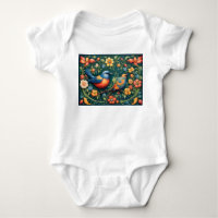 I'm a Norwegian Baby Rosemaling Infant Bodysuit
