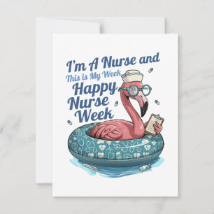 i'm a nurse and this is my week happy nurse week invitation