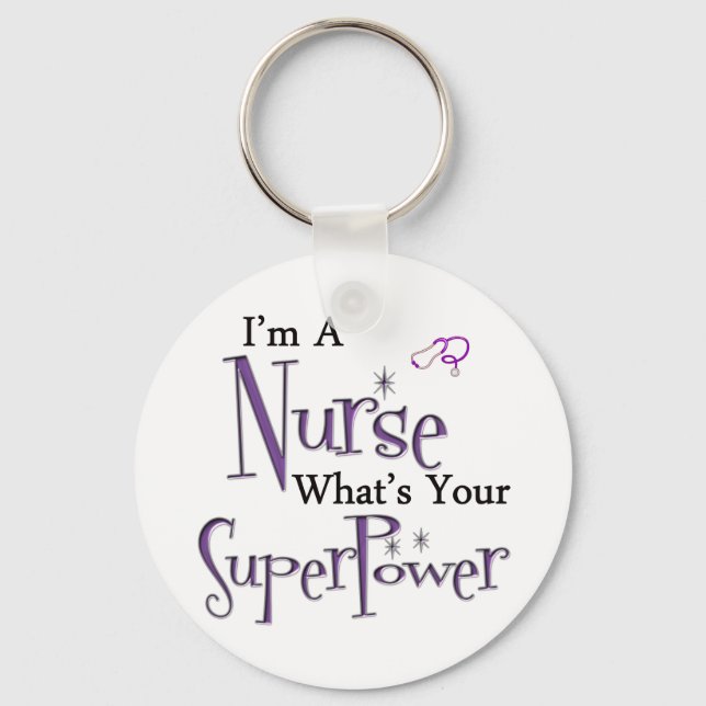 I'm A Nurse Keychain (Front)