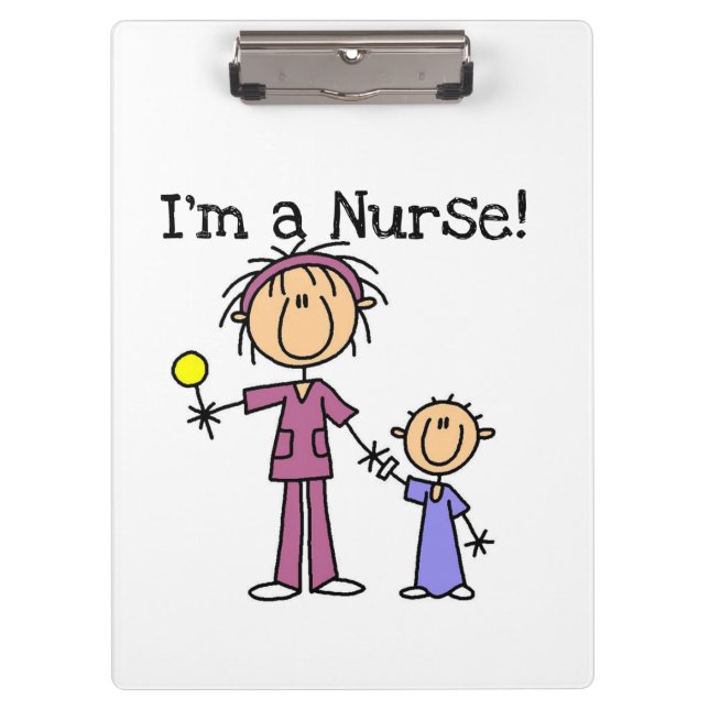 I'm a Nurse (pediatrics) Clipboard (Front)