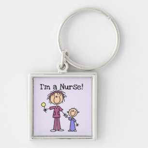 I'm a Nurse T-shirts and Gifts Keychain