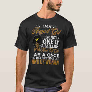 I'm A October Girl Not A One In Million Of Girl Ju T-Shirt