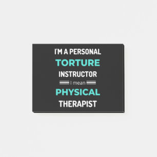 I'm A Personal Torture Instructor I Mean Physical Post-it Notes