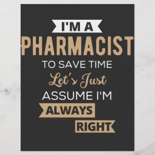 I'm A Pharmacist To Save Time Let's Just Assume