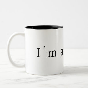 I'm a pilote Two-Tone coffee mug