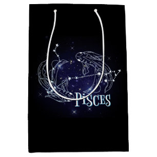 Im A Pisces Zodiac.Trendy Pisces Zodiac Sign  Medium Gift Bag