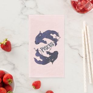 Im A Pisces Zodiac.Trendy Pisces Zodiac Sign  Napkin