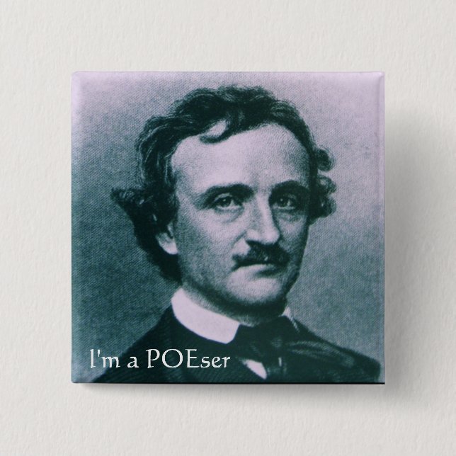 I'm a POEser 2 Inch Square Button (Front)