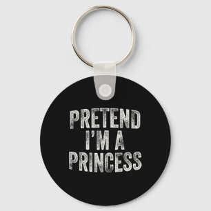 I'm A Princess Costume Family Lazy Halloween Party Keychain