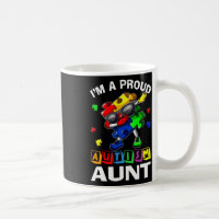 I'm A Proud Autism Aunt Autism Awareness Dabbing P