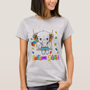 I'm A Proud Autism Sister, strong encouragement an T-Shirt