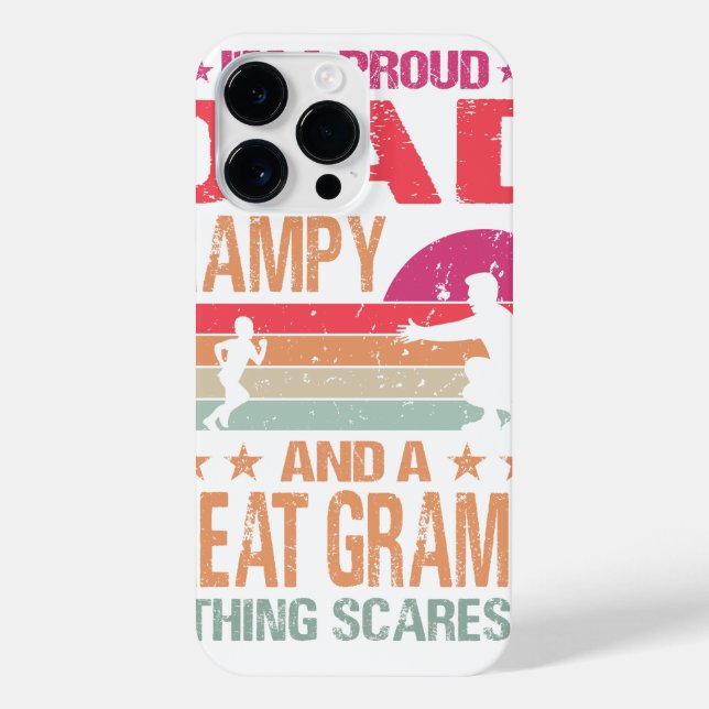 I'm A Proud Dad Grampy And A Great Grampy Nothing  iPhone Case (Back)