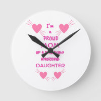 I'm a proud mom of a freaking awesome daughter