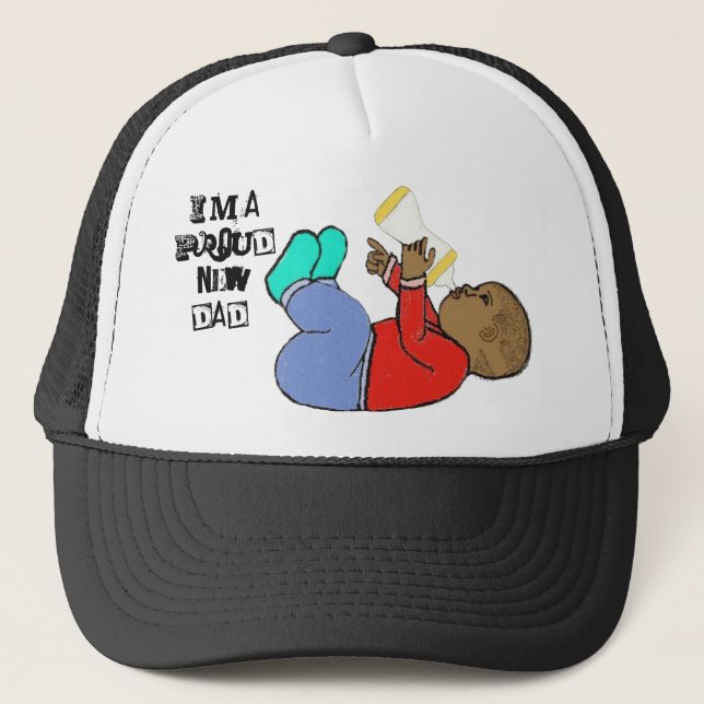 I'm a proud new dad Hat (Front)