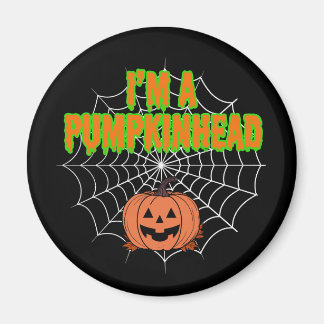 I'm a Pumpkinhead w/ Spiderweb Magnet