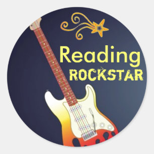 I'm a Reading Rockstar Stickers