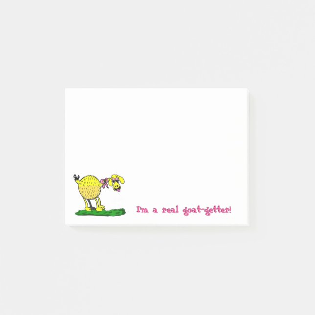 I'm a Real Goat-getter Sticky Notes (Front)