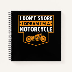 Im A Real Motorcyclist Gift For Motorcycle Lovers. Notebook