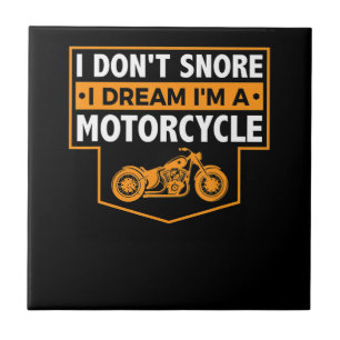 Im A Real Motorcyclist Gift For Motorcycle Lovers. Tile