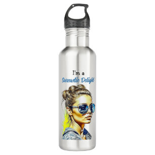 I'm a Sarcastic Delight   Funny Humour 710 Ml Water Bottle
