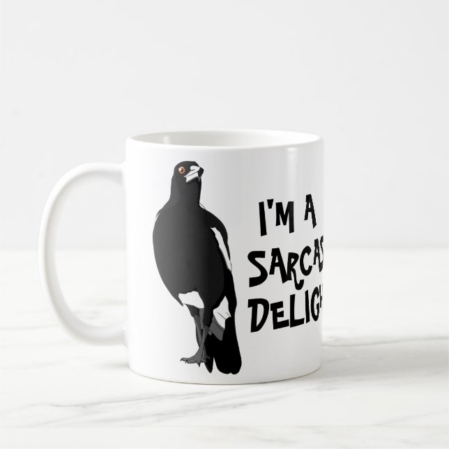 I'm a sarcastic delight funny mug (Left)