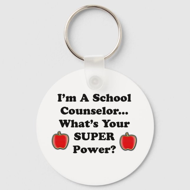 I'm a School Counsellor Keychain (Front)