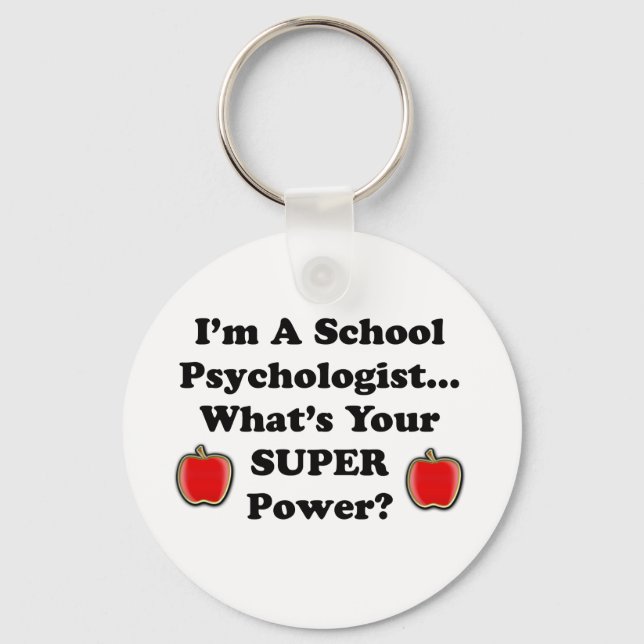I'm a School Psychologist Keychain (Front)