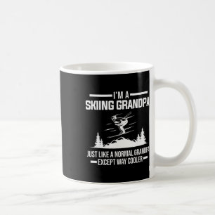 I'm A Skiing Grandpa Normal Grandpa Ski Equipment Coffee Mug