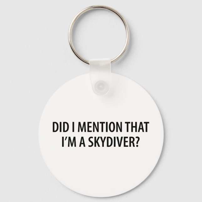 I'm A Skydiver Keychain (Front)