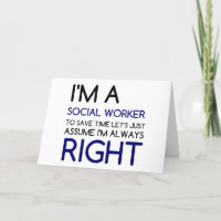 I'M A SOCIAL WORKER