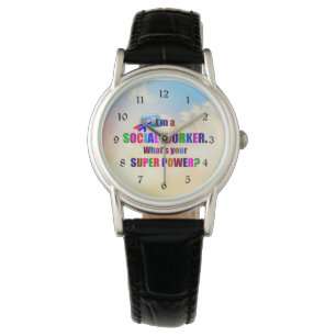 "I'm a Social Worker" superhero Watch