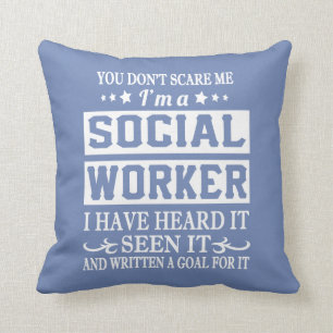 I'm a SOCIAL WORKER Throw Pillow