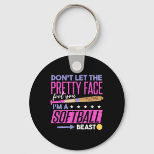 I'm A Softll Beast Softll Player Softll Keychain