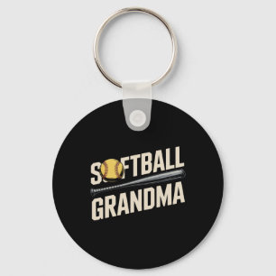 I'm A Softll Grandma Love Every Inning Played Keychain