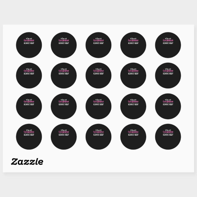 I'm A Sonographer Sonography Classic Round Sticker (Sheet)
