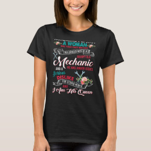 I'm A Spoiled Wife Of A Grumpy Old Mechanic T-Shirt