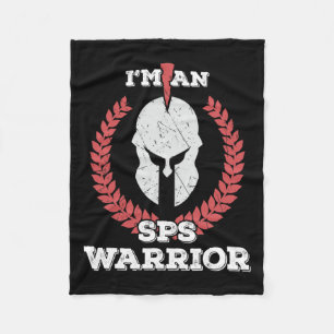 I'm A Sps Warrior Stiff Person Syndrome Awareness  Fleece Blanket