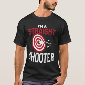 I'M A Straight Shooter Expecting Dad Baby Announce T-Shirt