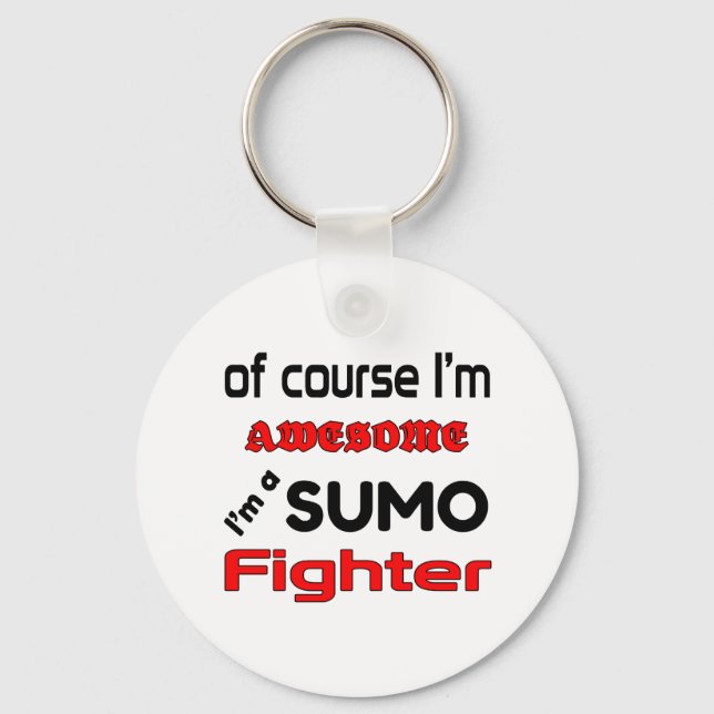 I'm a Sumo Fighter Keychain (Front)