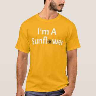 I'm A Sunflower Lazy Halloween Costume T-Shirt